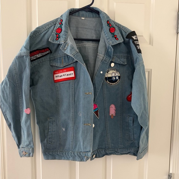Jackets & Blazers - Denim Jacket with Patches